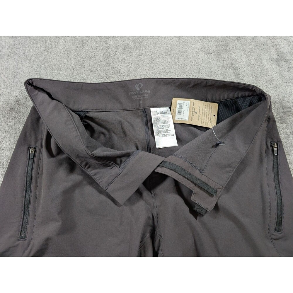 Pearl Izumi Elevate Shell Shorts Gray 34 Standard Fit Bike Athleisure Spell Out - Picture 6 of 10